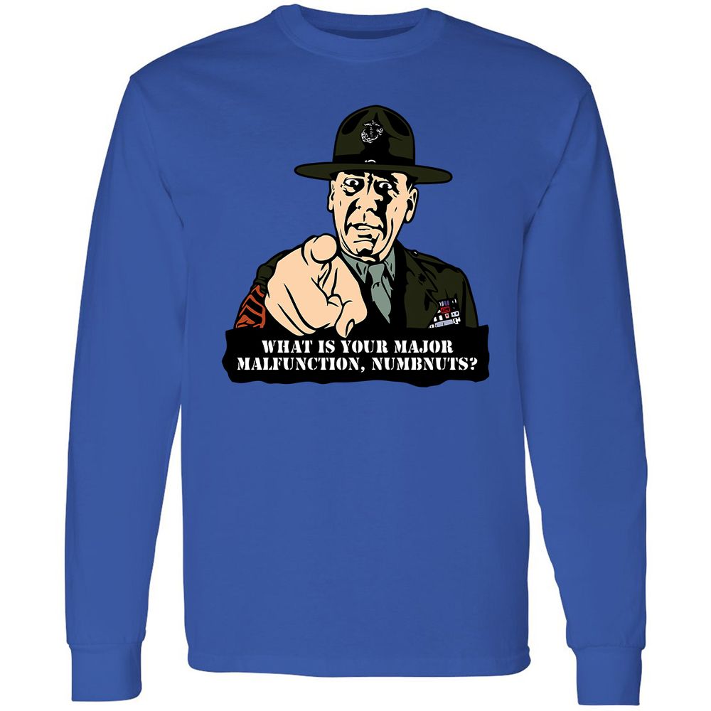 Long Sleeve T-Shirt - M9915R46 - Royal - 4