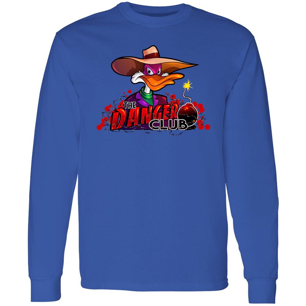Long Sleeve T-Shirt - 9JGPN9TM - Royal - 4