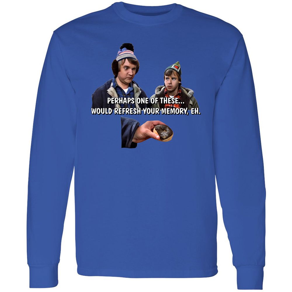 Long Sleeve T-Shirt - AZPXZAGQ - Royal - 4