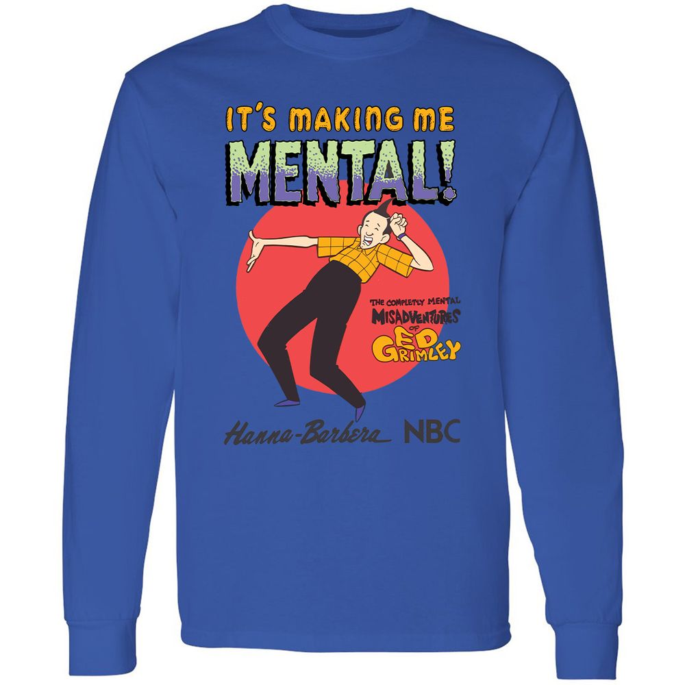 Long Sleeve T-Shirt - 54F5CD7U - Royal - 4