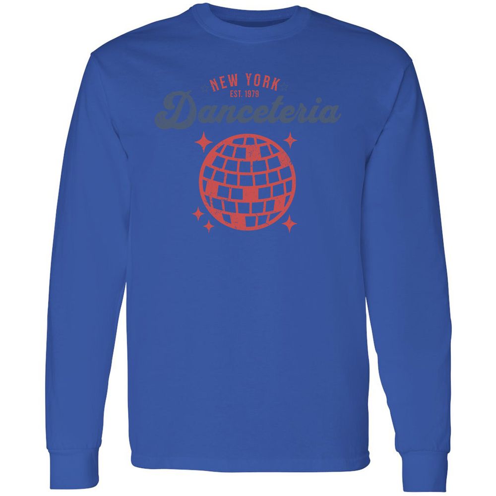 Long Sleeve T-Shirt - D1ZPGNU7 - Royal - 4
