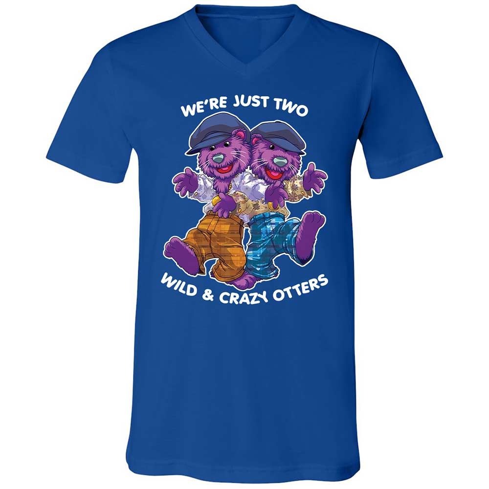 Two wild & crazy otters - True Royal - 4