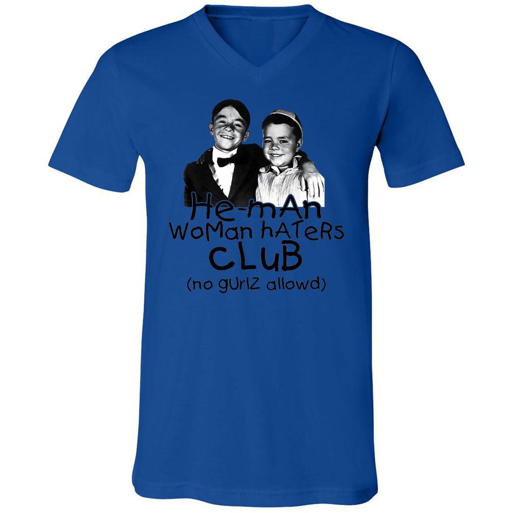 Unisex V-Neck T-Shirt - 57WUGRGC - True Royal - 4