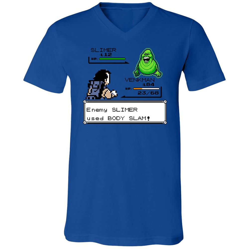 Unisex V-Neck T-Shirt - FZ83FH6R - True Royal - 4