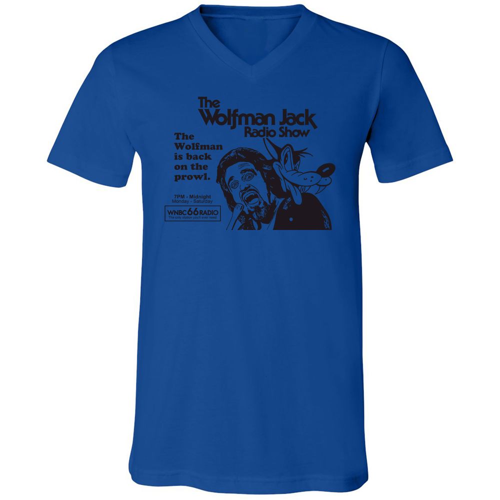Unisex V-Neck T-Shirt - VGHV4GRX - True Royal - 4
