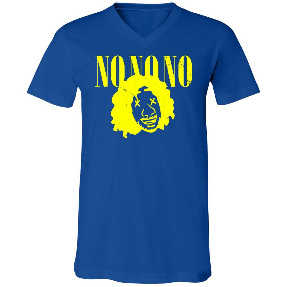 Unisex V-Neck T-Shirt - KUMC9B4Q - True Royal - 4