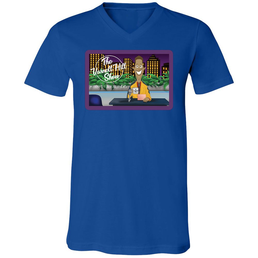 Unisex V-Neck T-Shirt - GFZBWZ5T - True Royal - 4