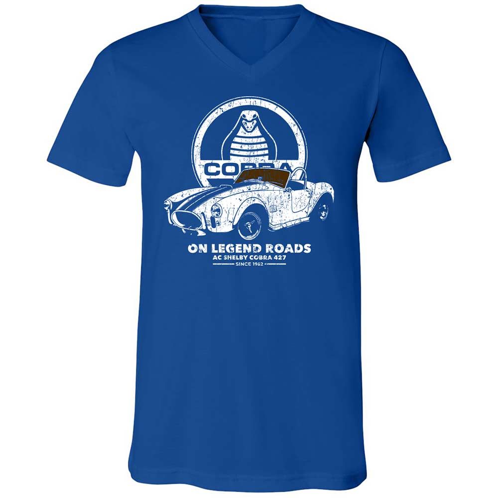 Unisex V-Neck T-Shirt - 3B31WVN8 - True Royal - 4