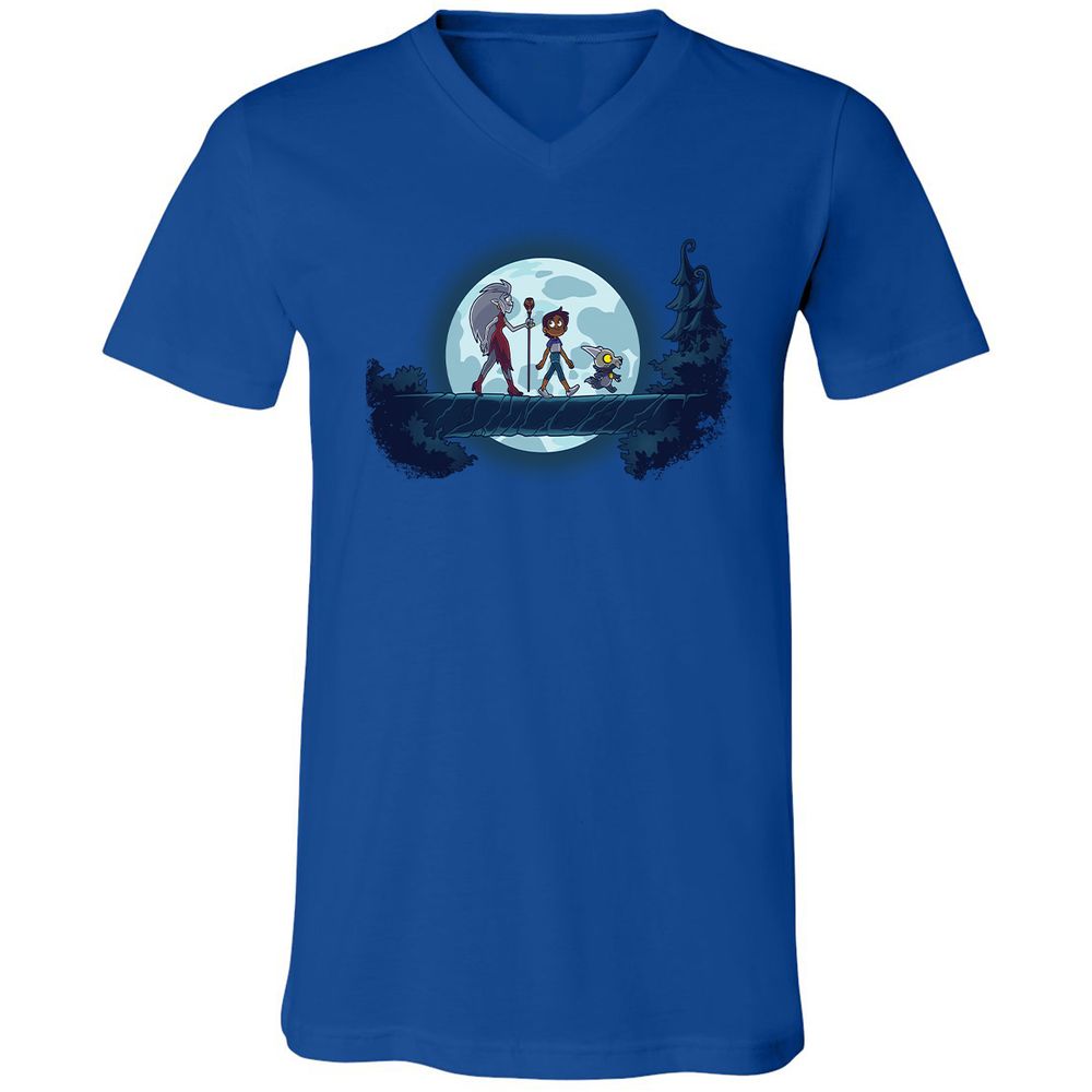 Unisex V-Neck T-Shirt - 18J8VYS6 - True Royal - 4
