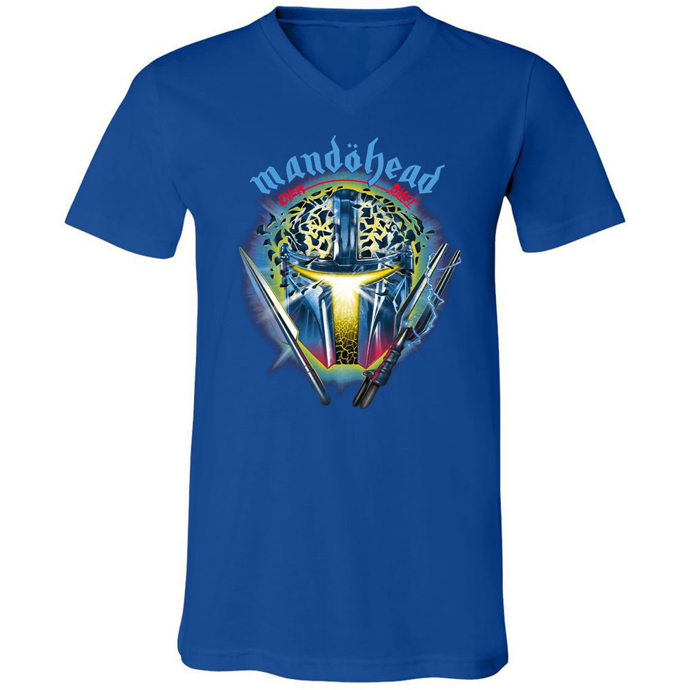 Unisex V-Neck T-Shirt - RM5U8C41 - True Royal - 4