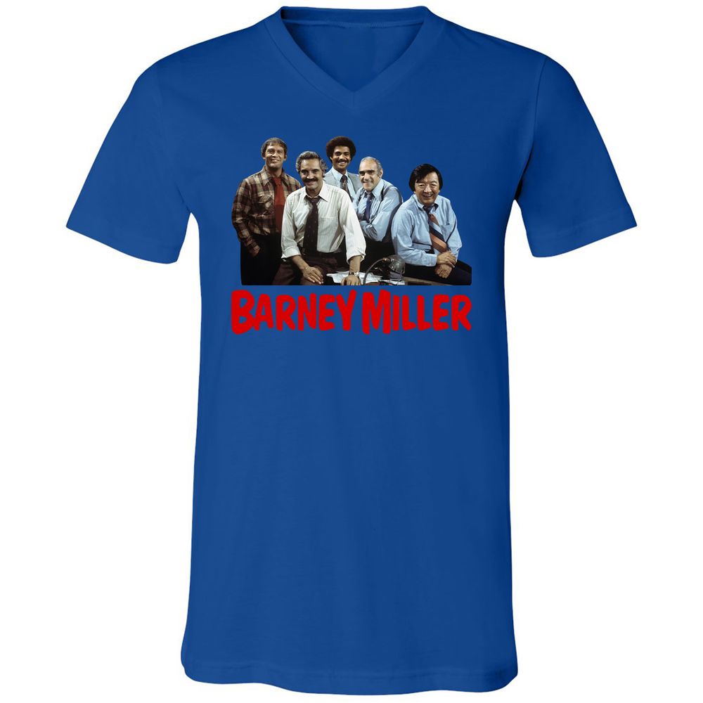 Unisex V-Neck T-Shirt - NRVCUBLT - True Royal - 4