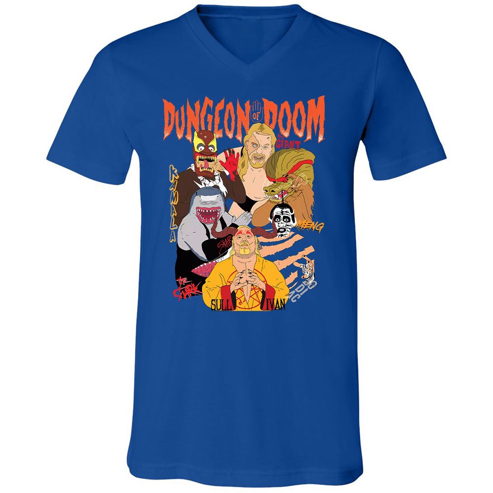 Unisex V-Neck T-Shirt - 2VNA2UQ6 - True Royal - 4