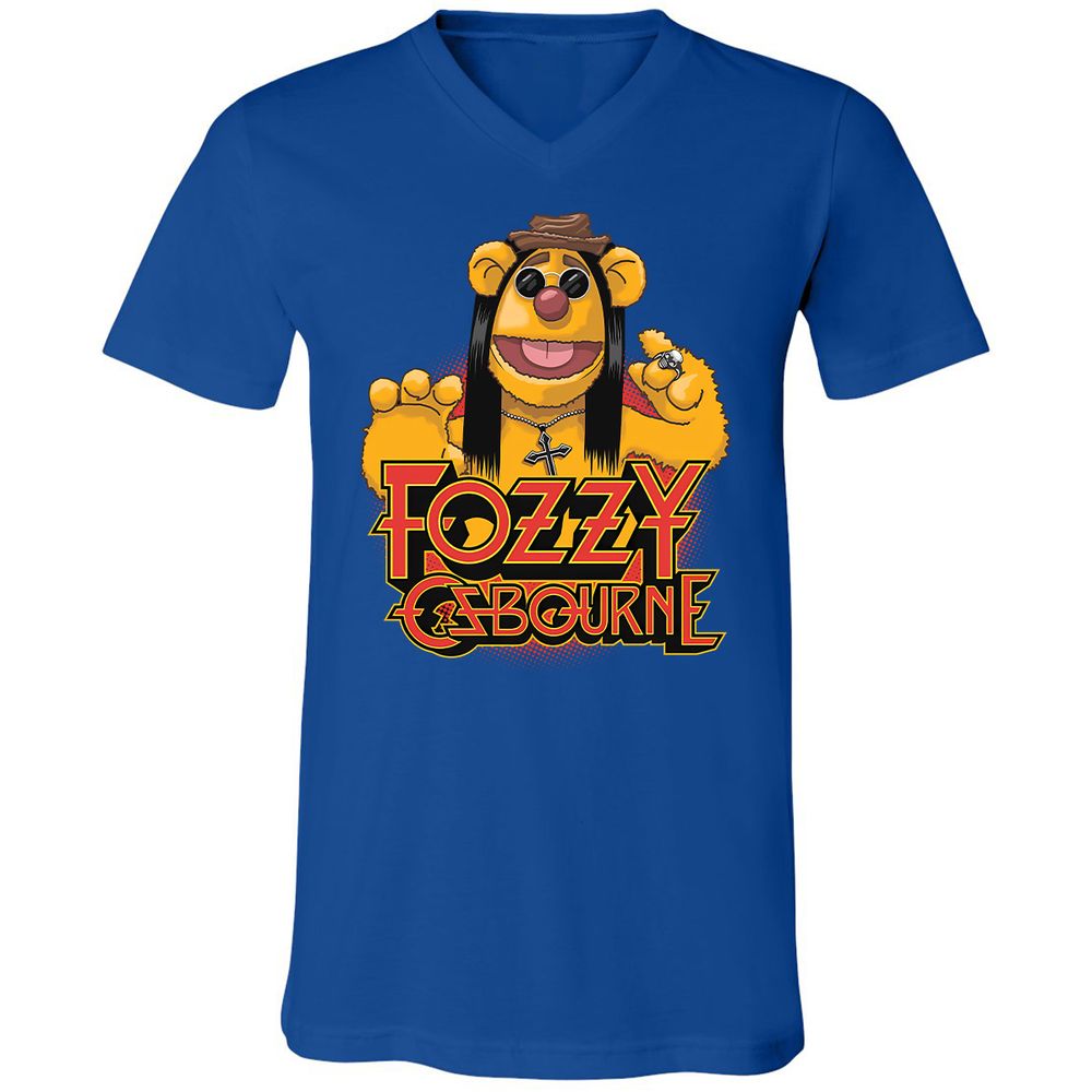 Unisex V-Neck T-Shirt - NV2FPBQC - True Royal - 4
