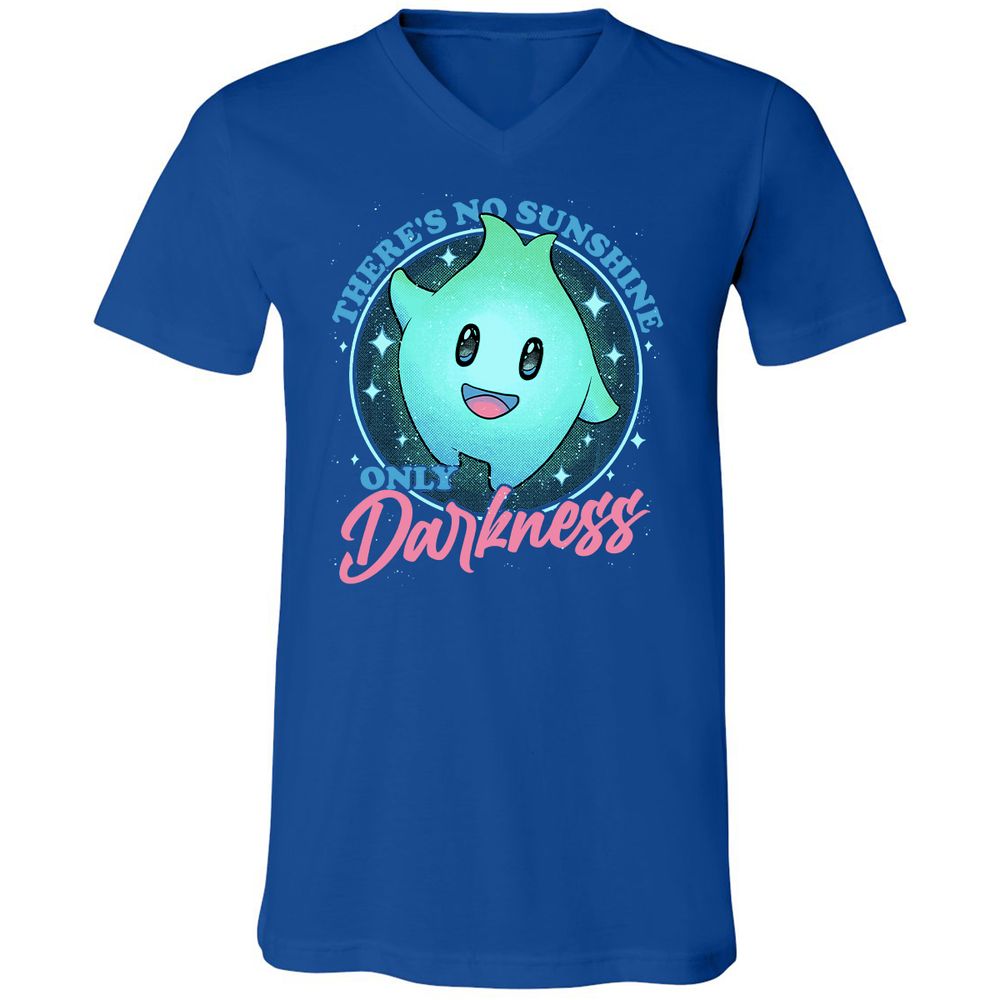 Unisex V-Neck T-Shirt - L6FCQWUF - True Royal - 4