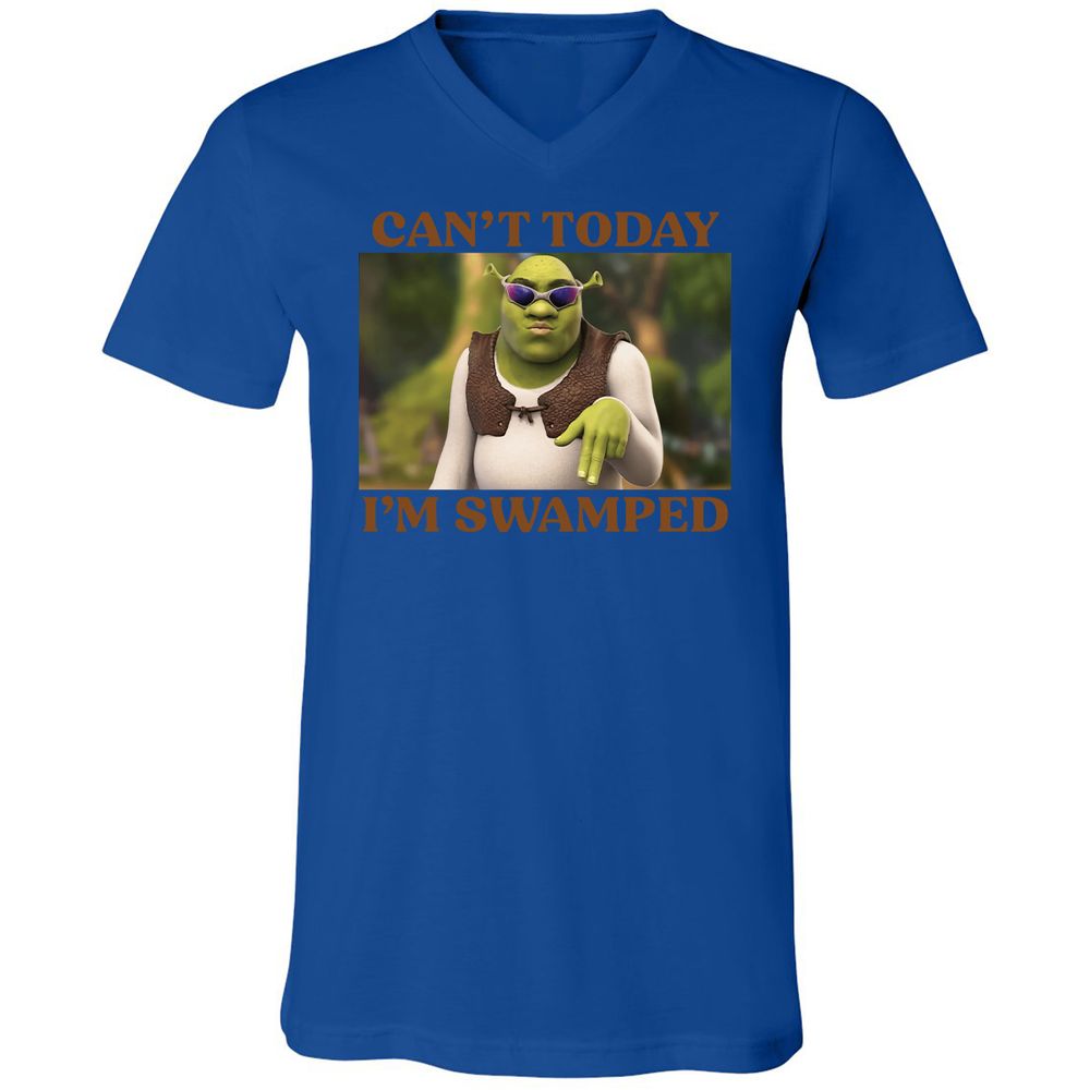 Unisex V-Neck T-Shirt - KBF4FJGF - True Royal - 4