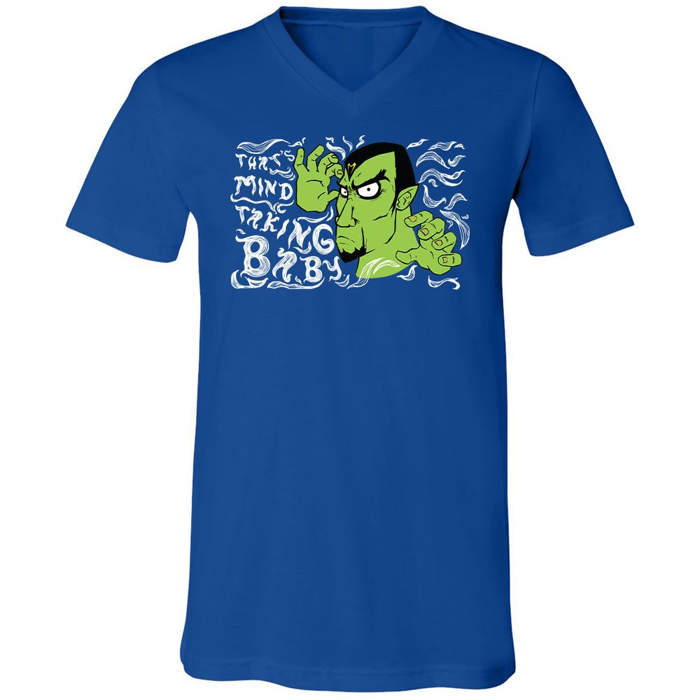 Unisex V-Neck T-Shirt - ZEANUVXZ - True Royal - 4
