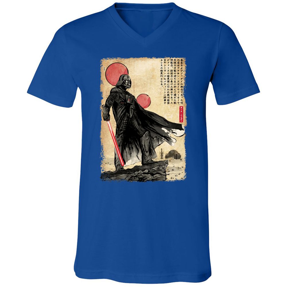 Unisex V-Neck T-Shirt - 9863N7FT - True Royal - 4