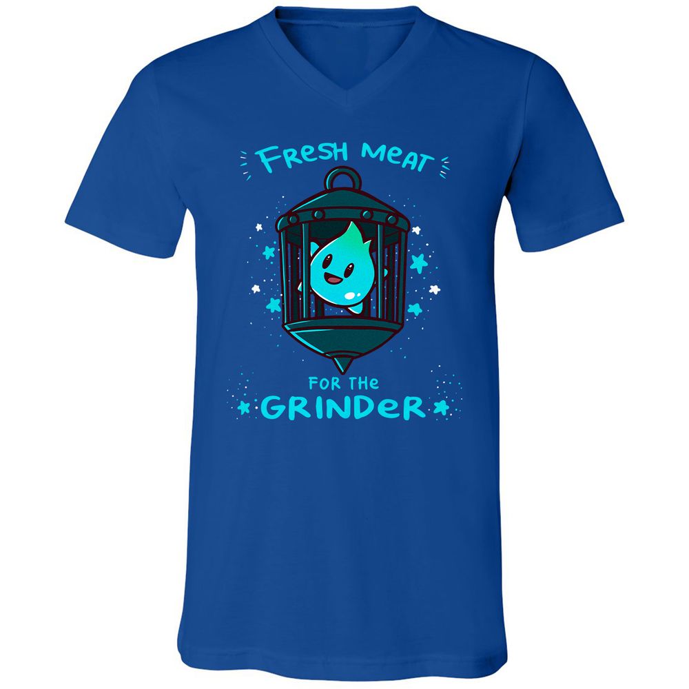 Unisex V-Neck T-Shirt - 22ZYD4JG - True Royal - 4