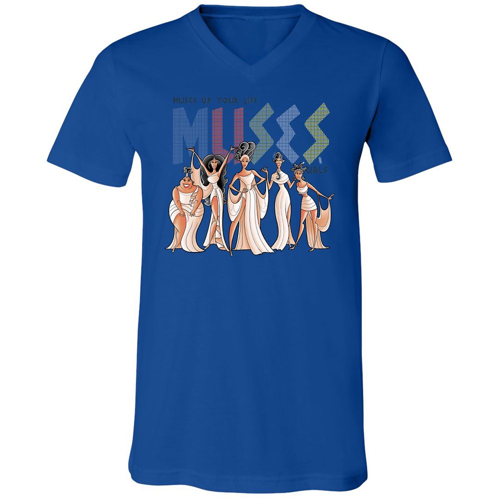 Unisex V-Neck T-Shirt - KL3G6MM6 - True Royal - 4