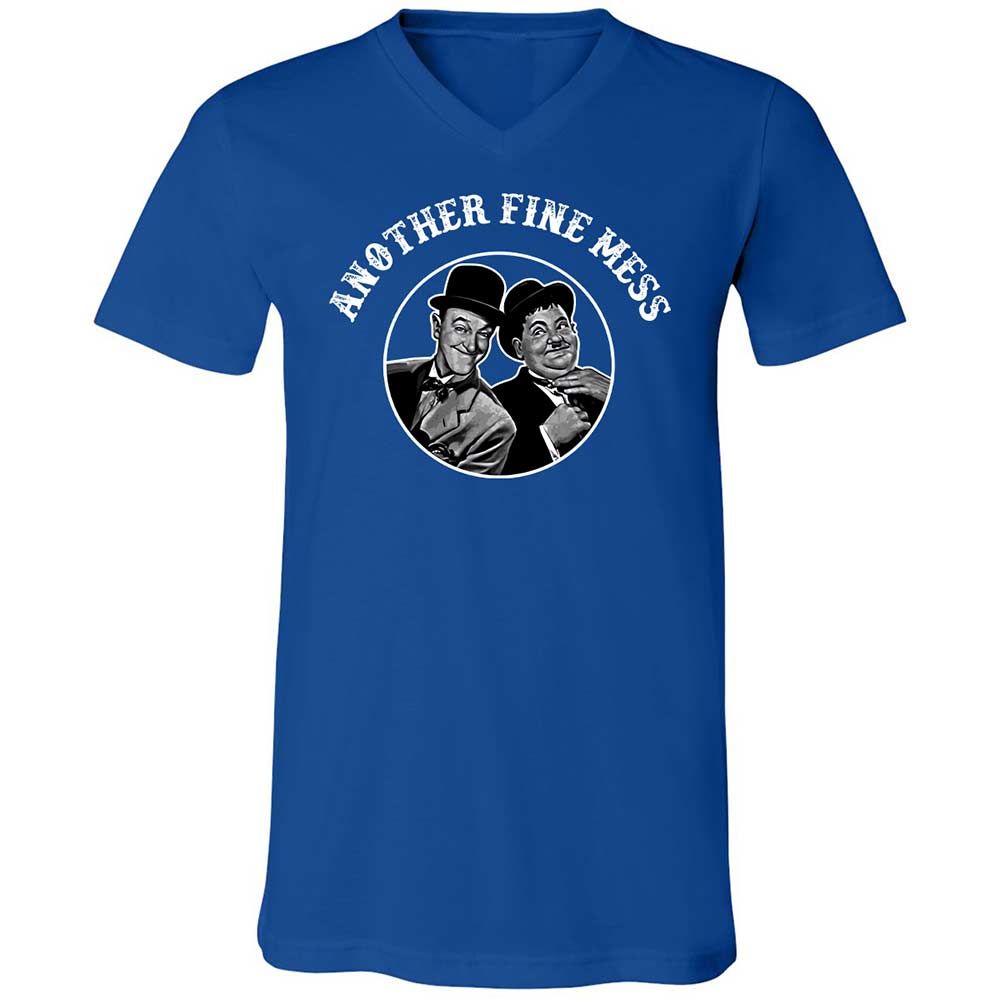 Unisex V-Neck T-Shirt - 8UYGAG2G - True Royal - 4