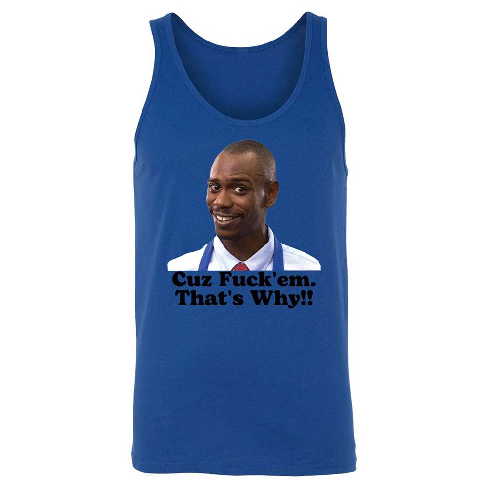 Unisex Jersey Tank - BJUU7P59 - True Royal - 4