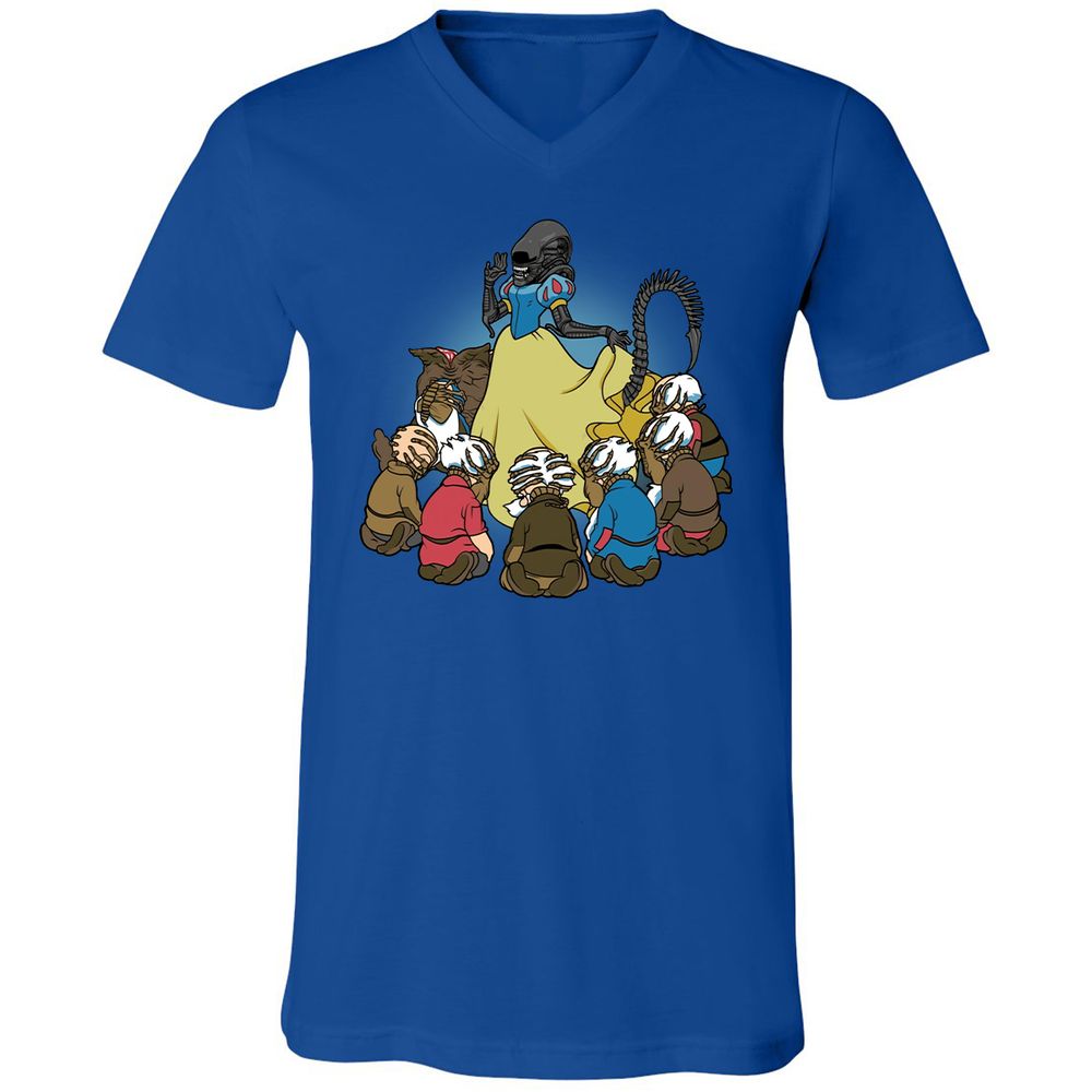 Unisex V-Neck T-Shirt - CFNFC2KX - True Royal - 4