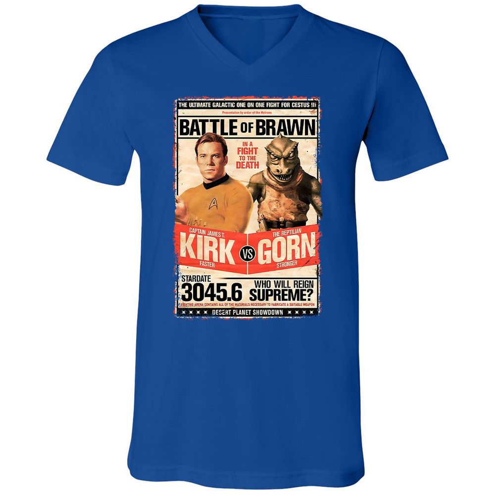 Unisex V-Neck T-Shirt - T79FDUXP - True Royal - 4