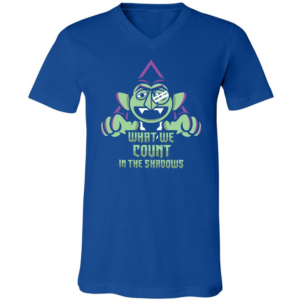 Unisex V-Neck T-Shirt - N6ZPRD17 - True Royal - 4