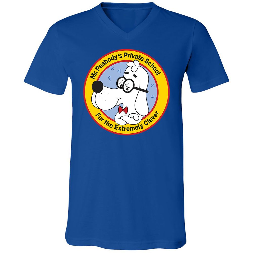 Unisex V-Neck T-Shirt - AHJYAQWW - True Royal - 4