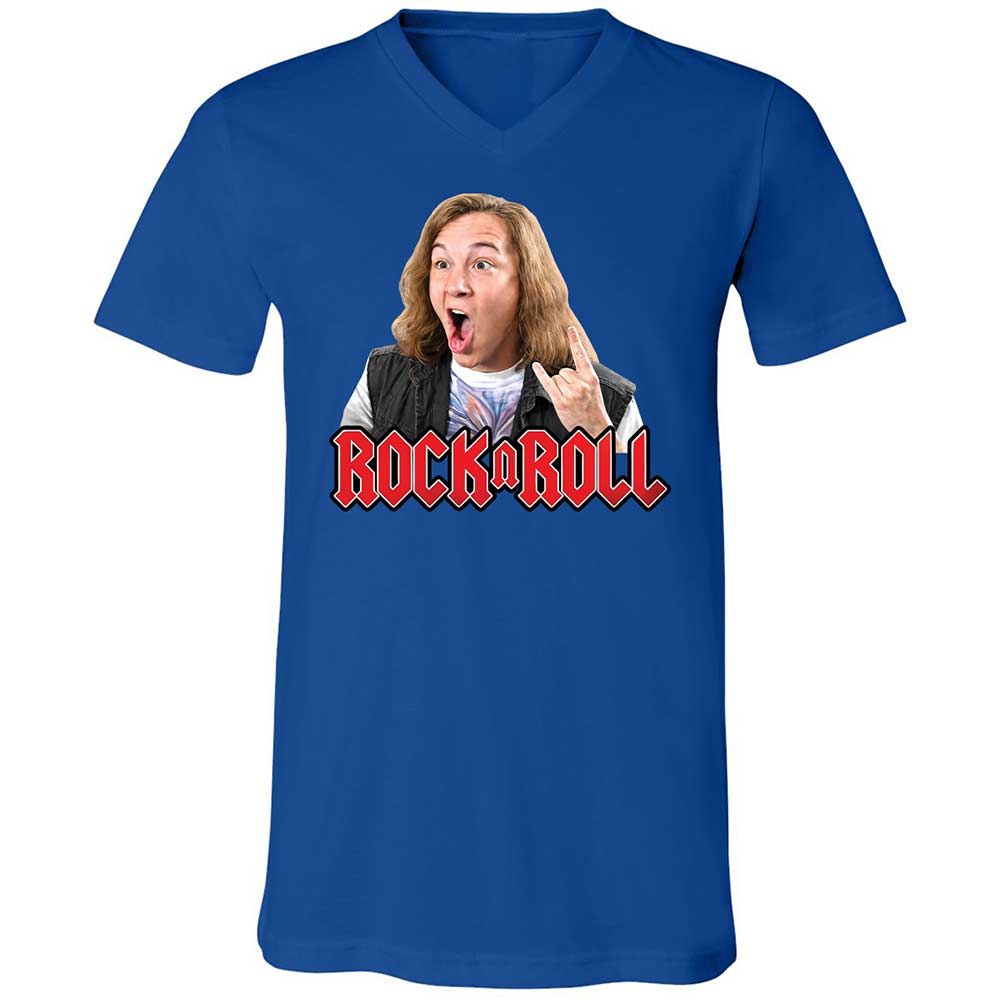 Unisex V-Neck T-Shirt - TM5USB5Z - True Royal - 4
