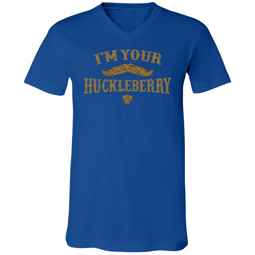 Unisex V-Neck T-Shirt - DXVD3GU1 - True Royal - 4