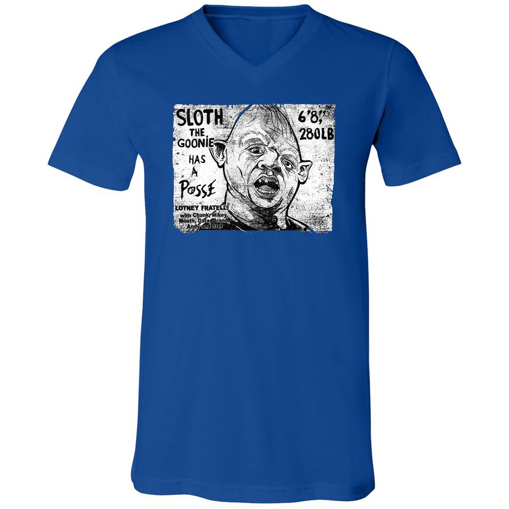 Unisex V-Neck T-Shirt - A78M4RF1 - True Royal - 4