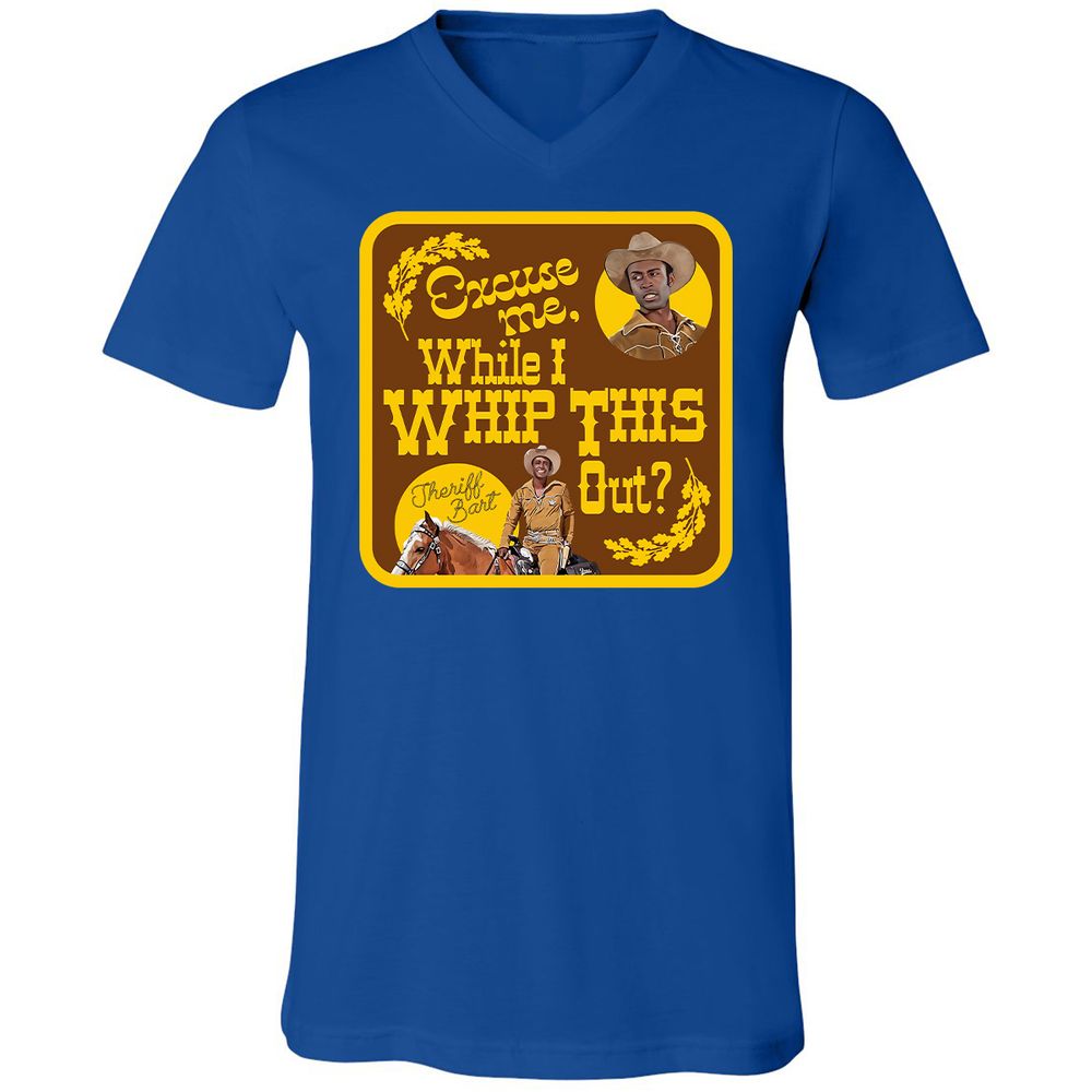 Unisex V-Neck T-Shirt - 3T2ERNYE - True Royal - 4