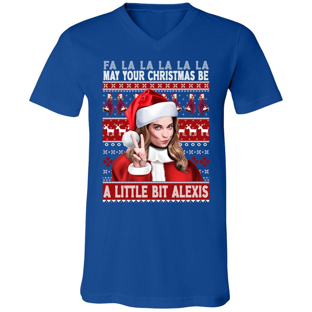 Unisex V-Neck T-Shirt - 56632TU2 - True Royal - 4