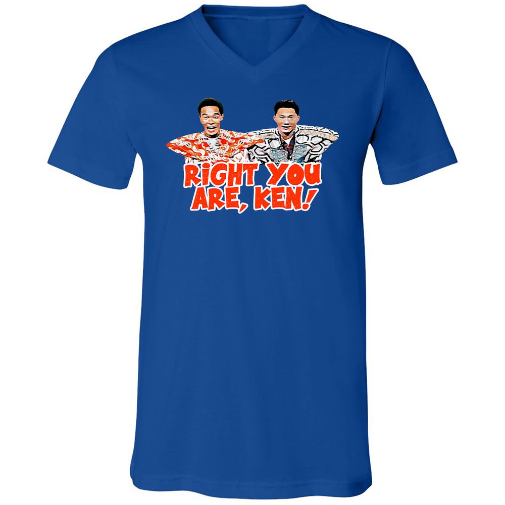 Unisex V-Neck T-Shirt - BMT948TH - True Royal - 4
