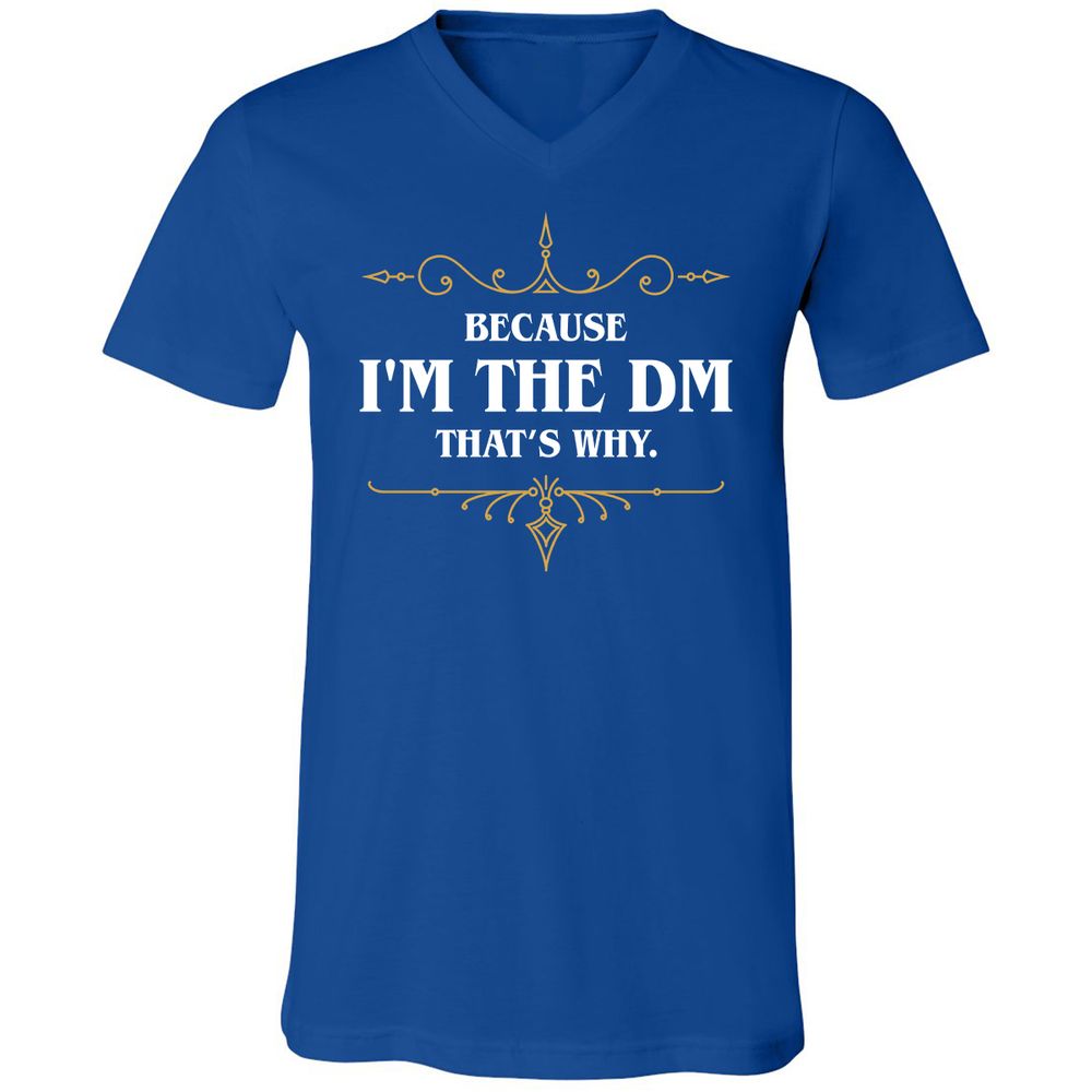 Unisex V-Neck T-Shirt - YGK62R1Y - True Royal - 4