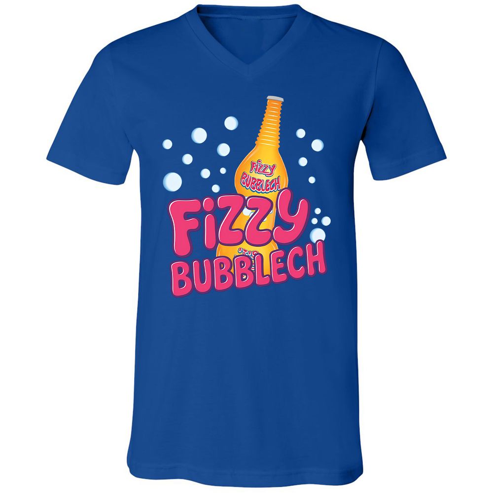 Unisex V-Neck T-Shirt - 111HERWY - True Royal - 4