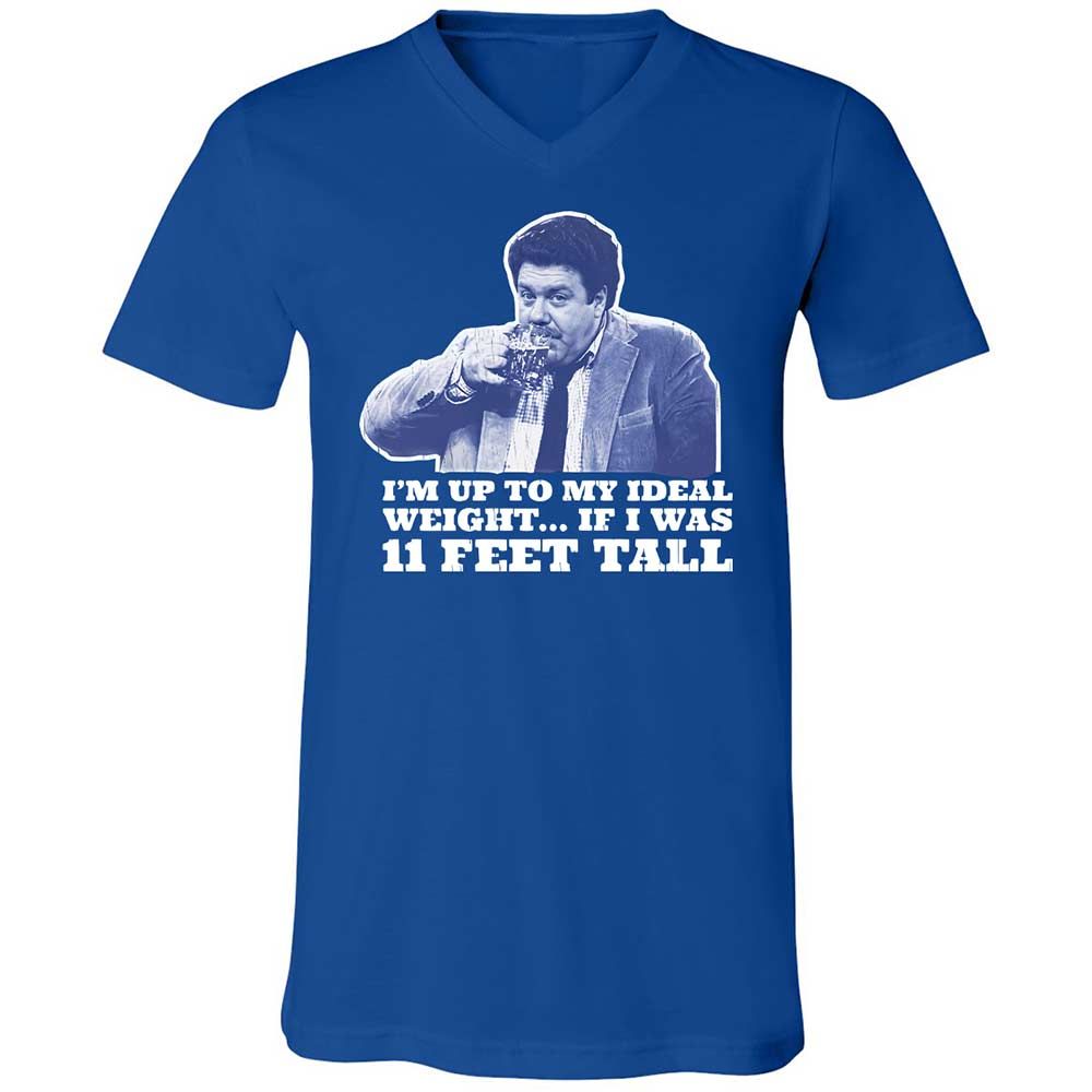 Unisex V-Neck T-Shirt - 8XVEJE6Q - True Royal - 4