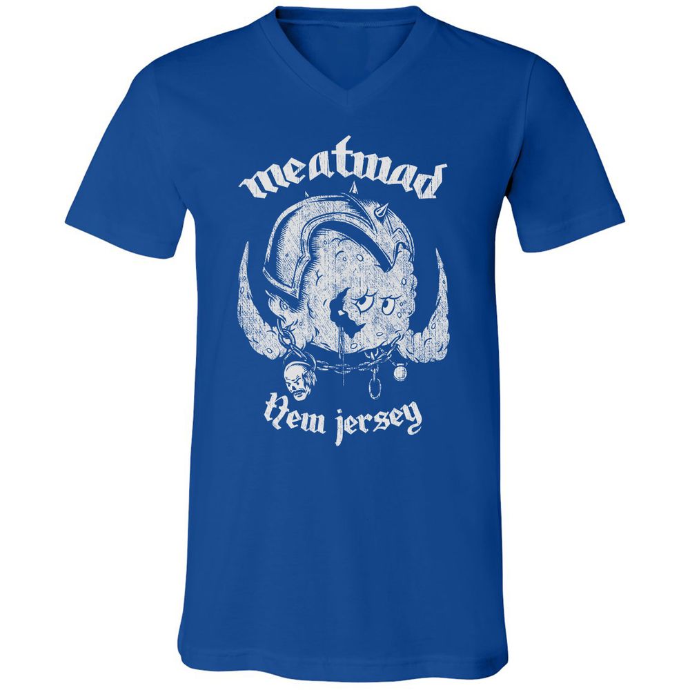 Unisex V-Neck T-Shirt - 8HRTE1TP - True Royal - 4