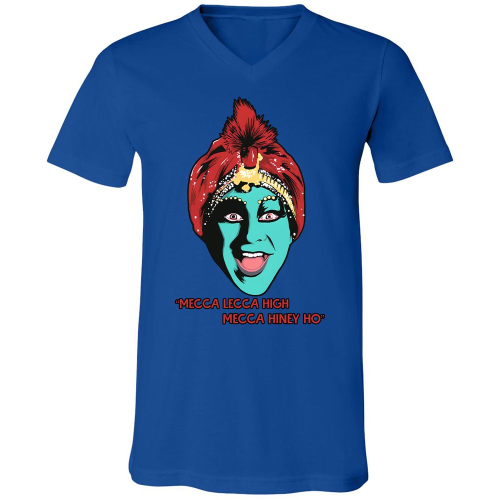 Unisex V-Neck T-Shirt - 3X583ZH3 - True Royal - 4