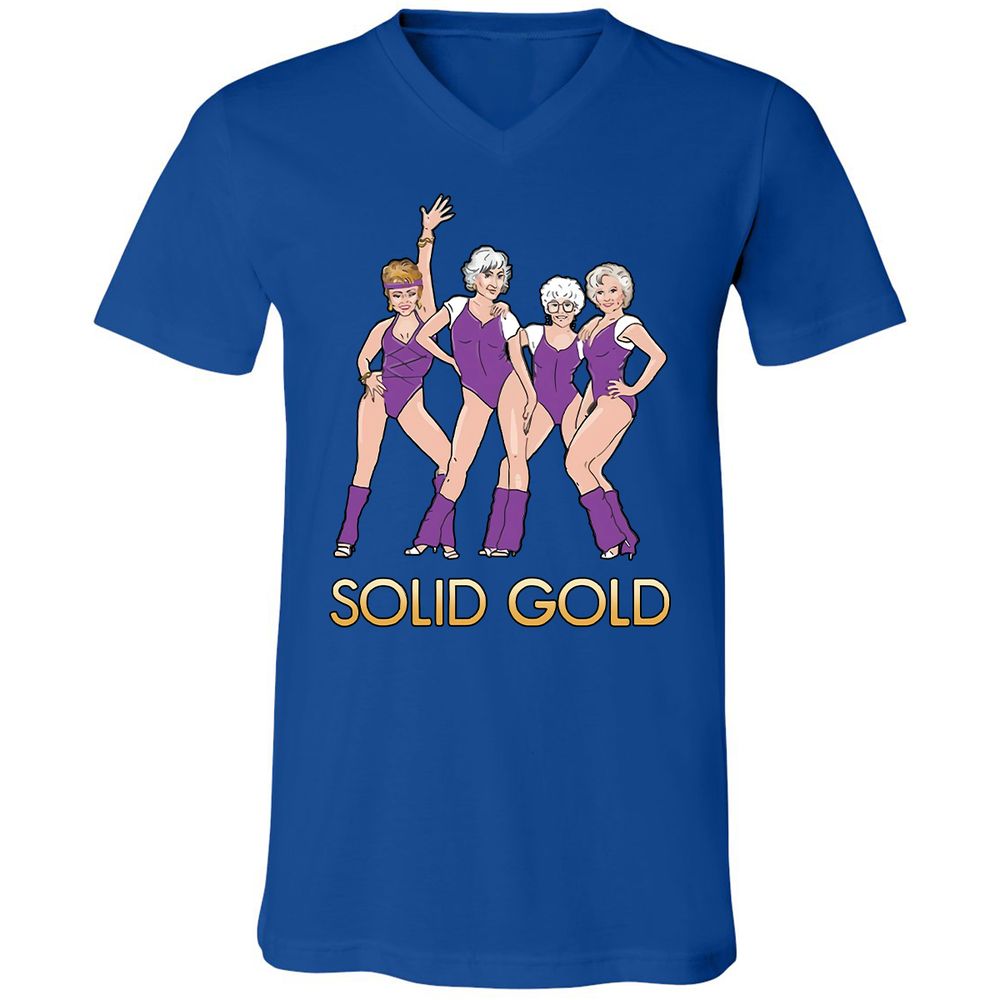 Unisex V-Neck T-Shirt - KHUTTVYX - True Royal - 4