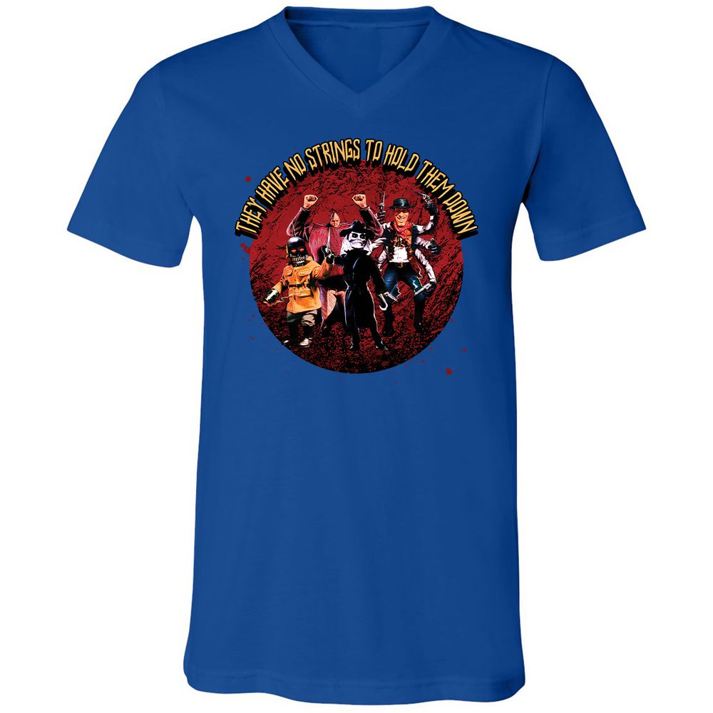 Unisex V-Neck T-Shirt - 3V26T4DZ - True Royal - 4