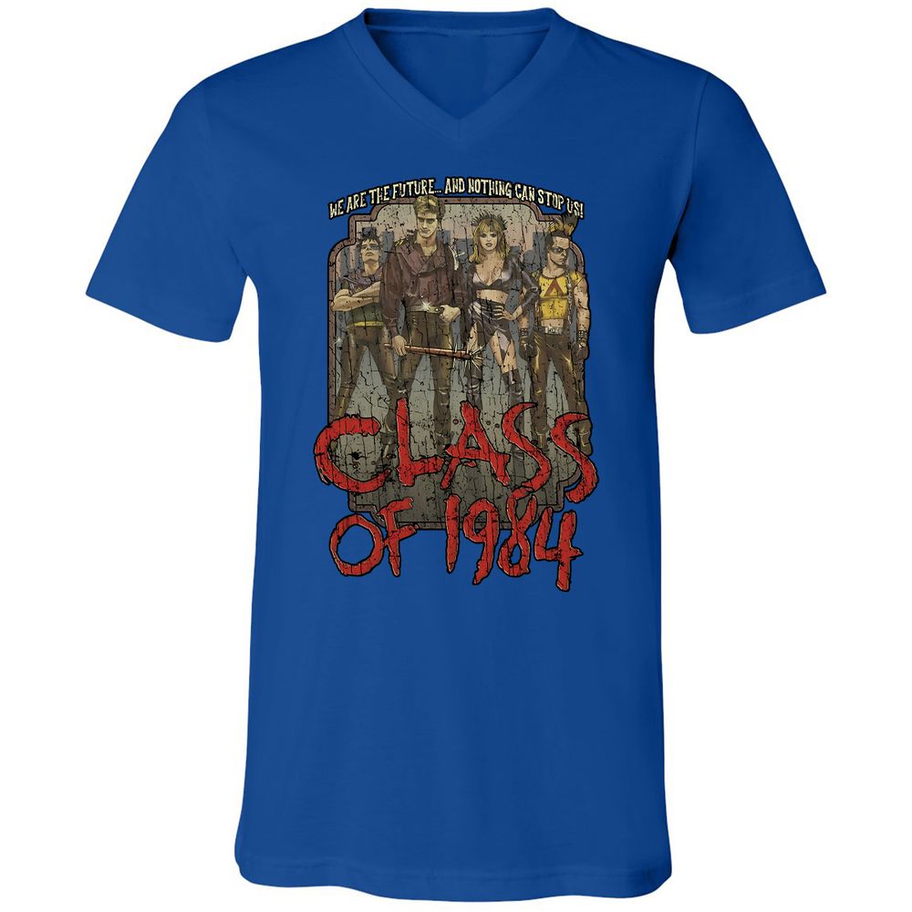 Unisex V-Neck T-Shirt - B639CDA3 - True Royal - 4