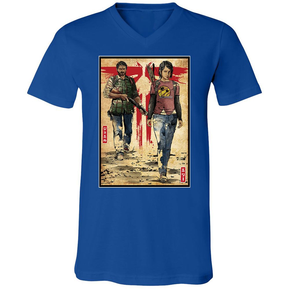 Unisex V-Neck T-Shirt - 2T2MF5JG - True Royal - 4
