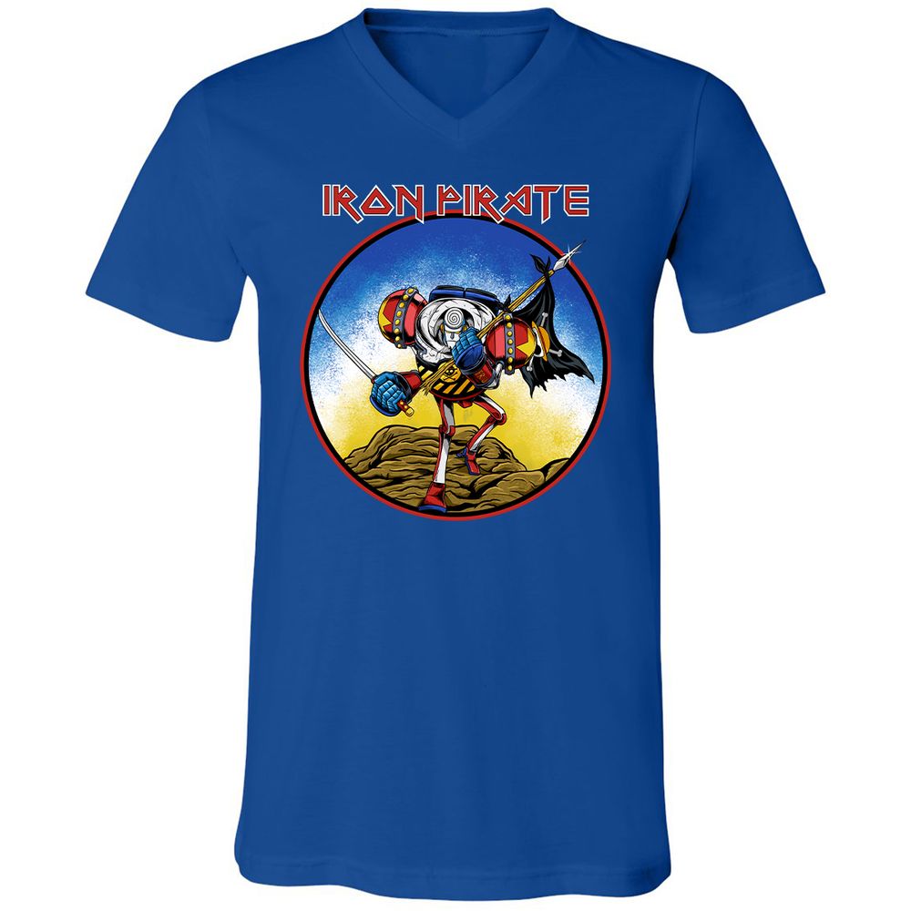 Unisex V-Neck T-Shirt - 3VTMB9AP - True Royal - 4