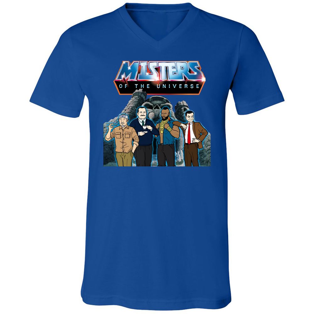 Unisex V-Neck T-Shirt - CRAYZQV6 - True Royal - 4