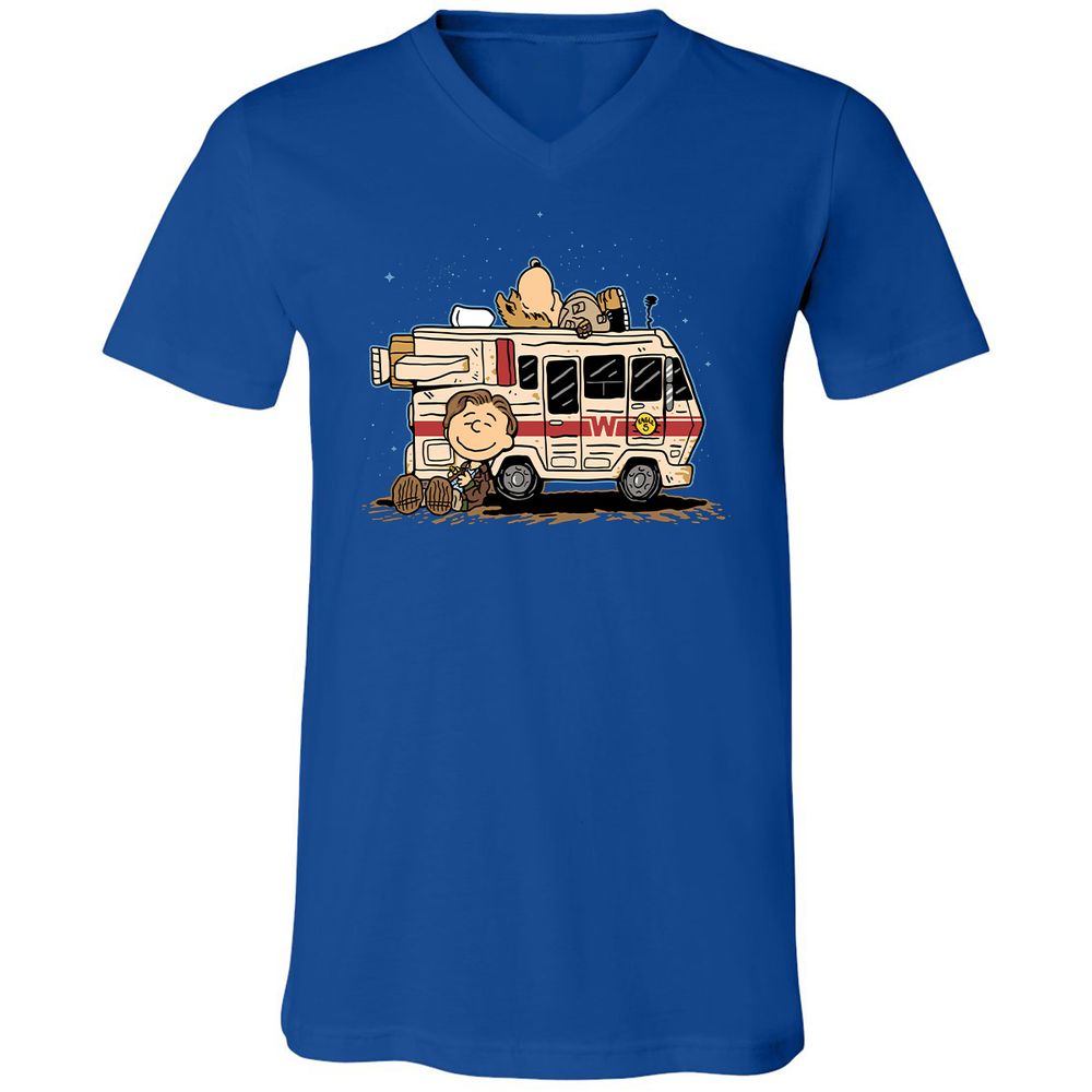 Unisex V-Neck T-Shirt - VR1H2P21 - True Royal - 4