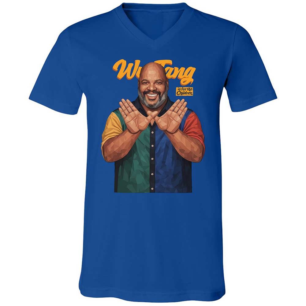 Unisex V-Neck T-Shirt - BVWM8H9Z - True Royal - 4