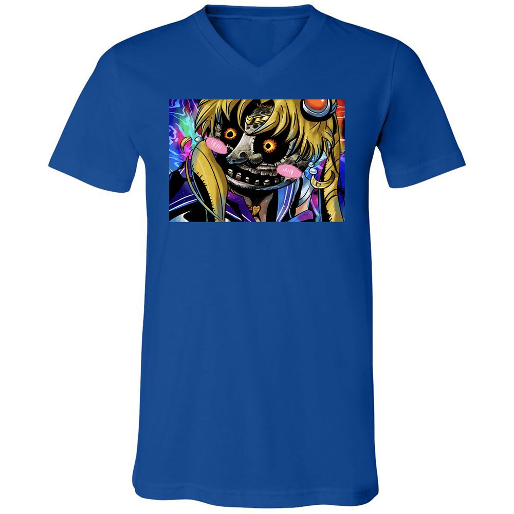 Unisex V-Neck T-Shirt - AP63H629 - True Royal - 4