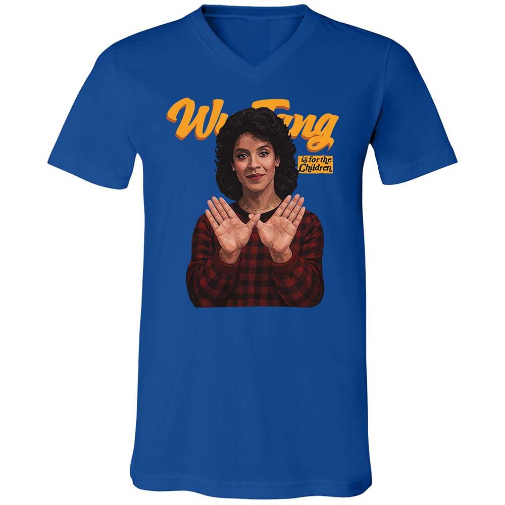 Unisex V-Neck T-Shirt - NBEL4DBQ - True Royal - 4